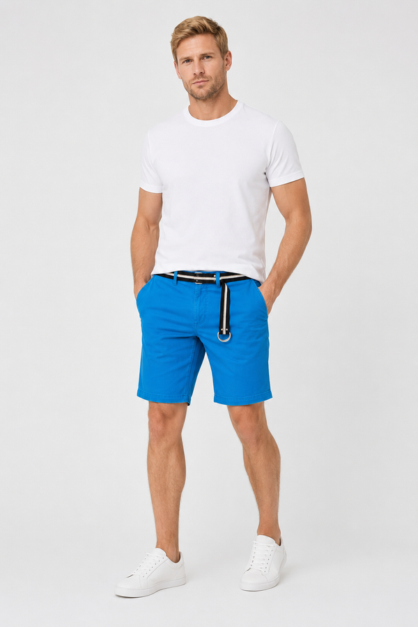 Rock Creek Herren Chino Shorts mit Gürtel RC-2133