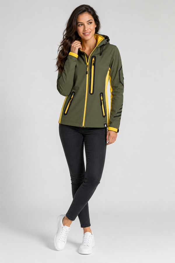 Rock Creek Damen Softshell Jacke mit Kapuze D-402