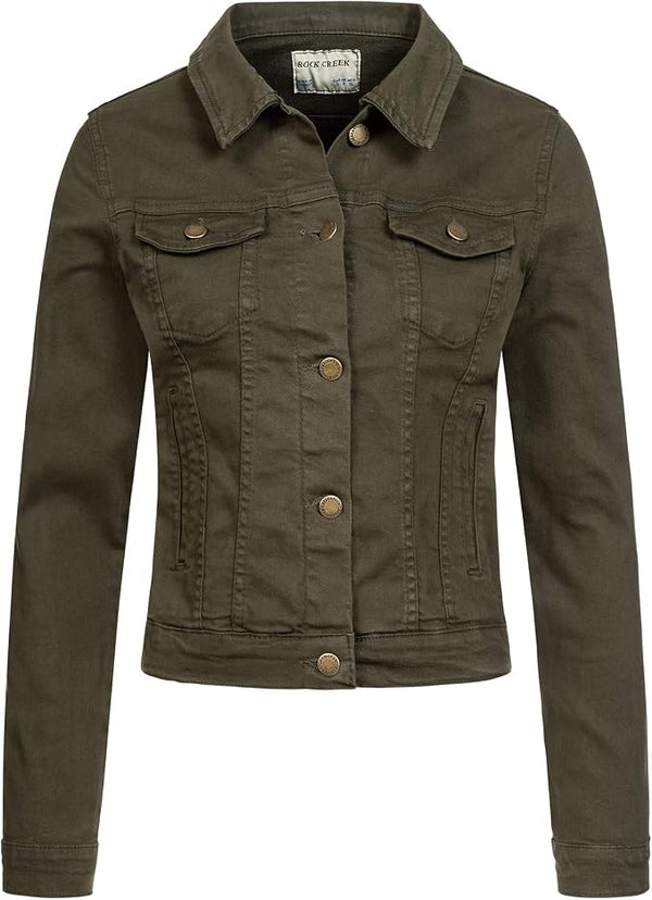 Rock Creek Damen Jeansjacke Denim D-401