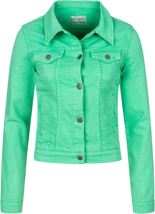 Rock Creek Damen Jeansjacke Denim D-401