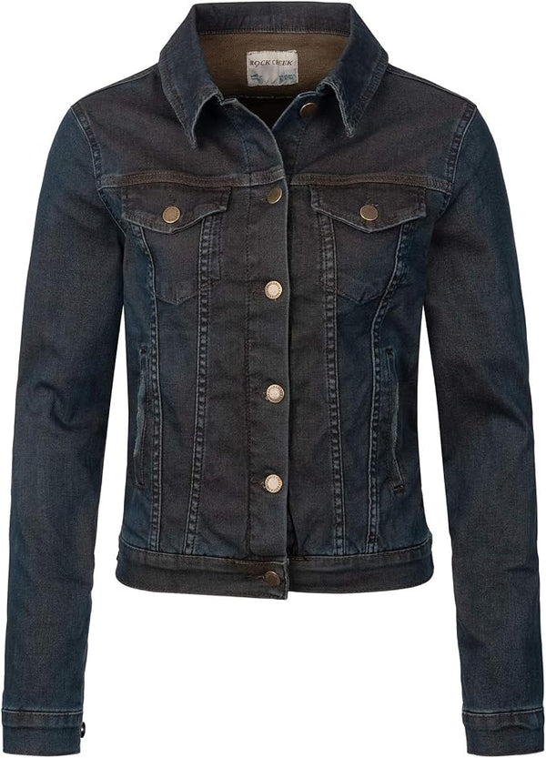 Rock Creek Damen Jeansjacke Denim D-401