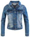Rock Creek Damen Jeansjacke Denim D-401