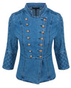 Damen Blazer Jeansjacke Admiral-Style Blau D-354_65932.jpg