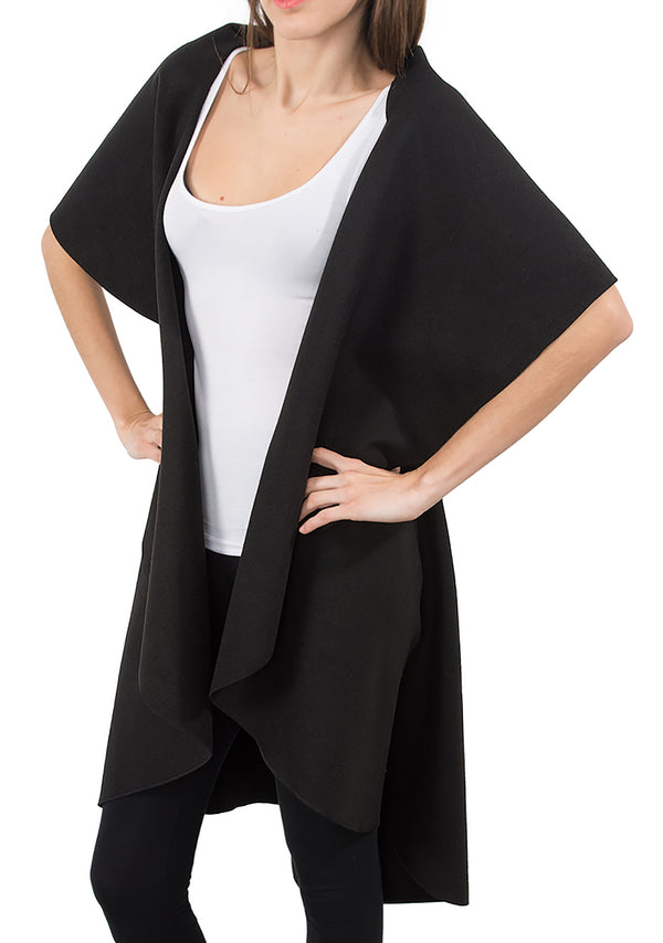 Damen Blogger Wasserfall Kragen Mantel D-150_77409.jpg