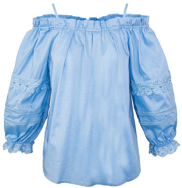 Damen Bluse Shirt Top mit Rüschen D-322_80481.jpg