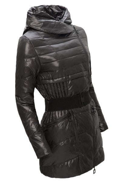 Damen Daunenjacke mit Kapuze Schwarz D-107_36093.jpg