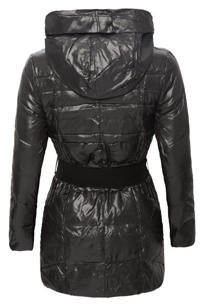 Damen Daunenjacke mit Kapuze Schwarz D-107_36094.jpg