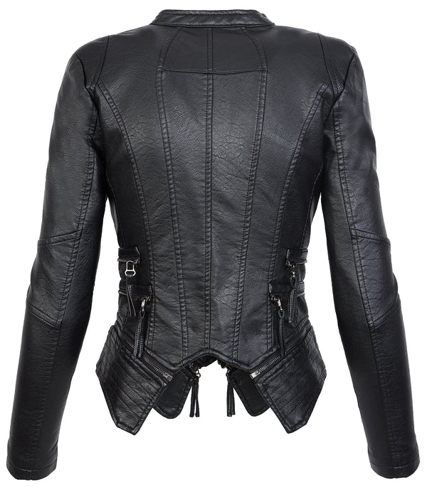 Damen Kunstleder Jacke Biker-Style D-305_78251.jpg