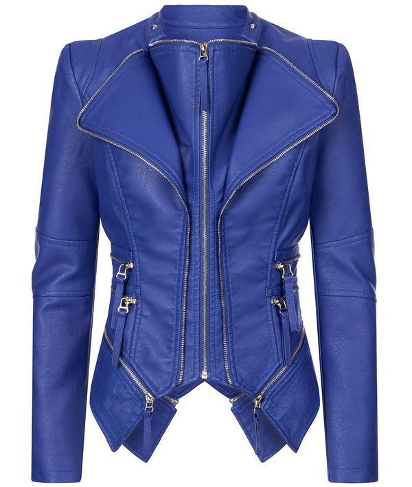 Damen Kunstleder Jacke Biker-Style D-305_83419.jpg