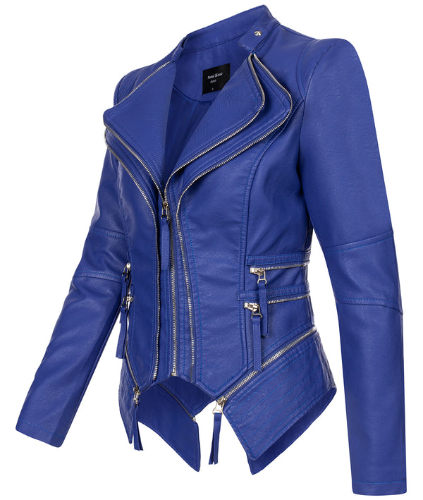 Damen Kunstleder Jacke Biker-Style D-305_83420.jpg