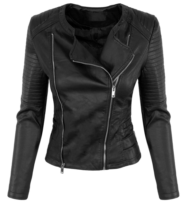 Damen Kunstleder Jacke Biker-Style D-392_78703.jpg