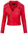 Damen Kunstleder Jacke Nieten-Look Bikerjacke D-190_77498.jpg