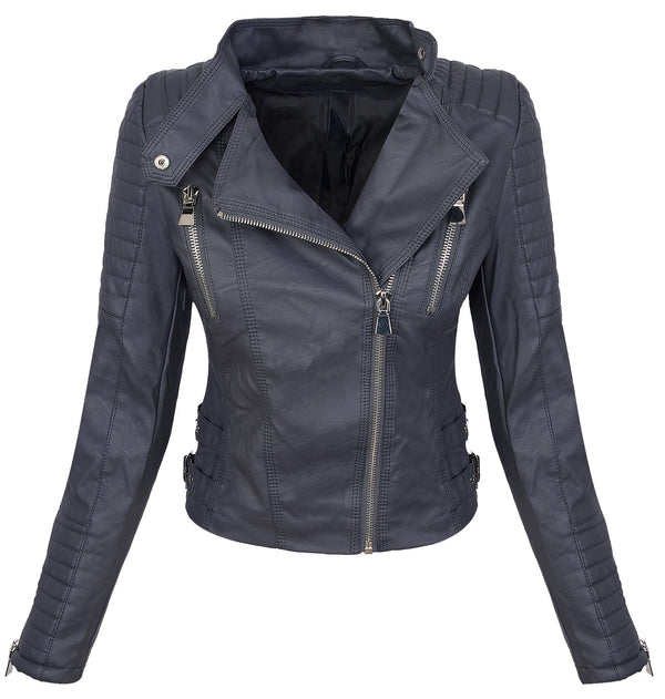 Damen Kunstlederjacke Biker-Style D-276 _78158.jpg