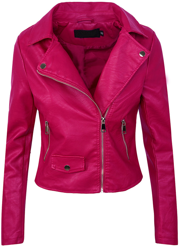 Damen Kunstlederjacke Biker-Style Reverskragen D-271_78113.jpg