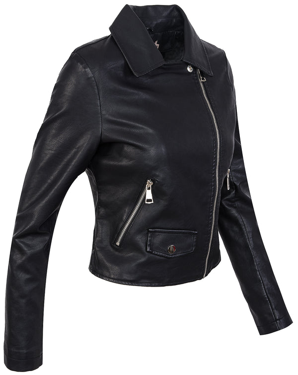 Damen Kunstlederjacke Biker-Style Reverskragen D-271_78122.jpg