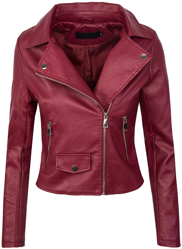 Damen Kunstlederjacke Biker-Style Reverskragen D-271_78125.jpg