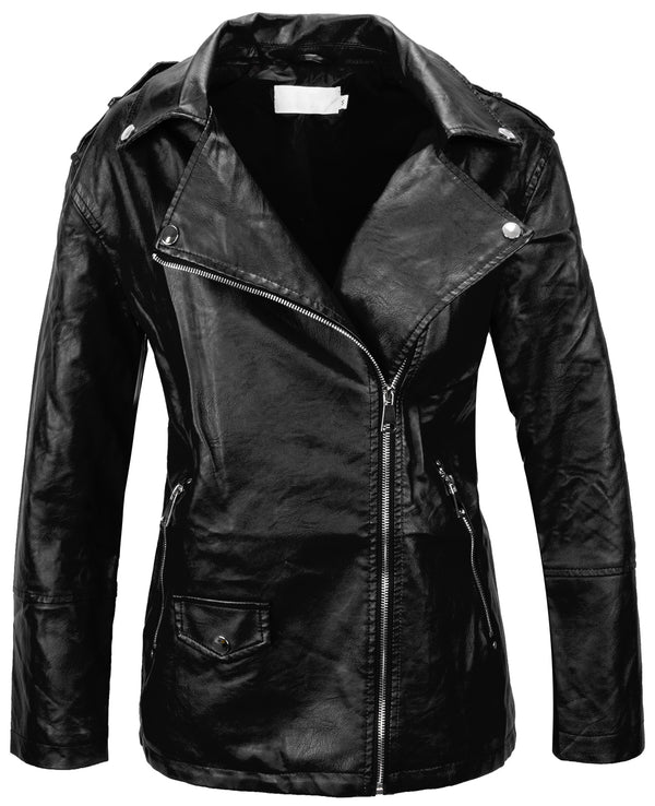 Damen Kunstlederjacke Kurzmantel Reverskragen D-416_78799.jpg