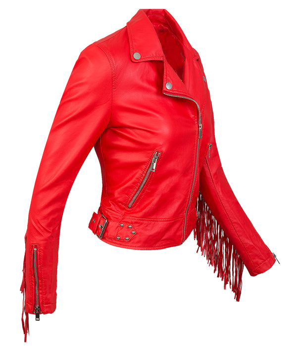 Damen Kunstlederjacke mit Fransen D-393_78710.jpg