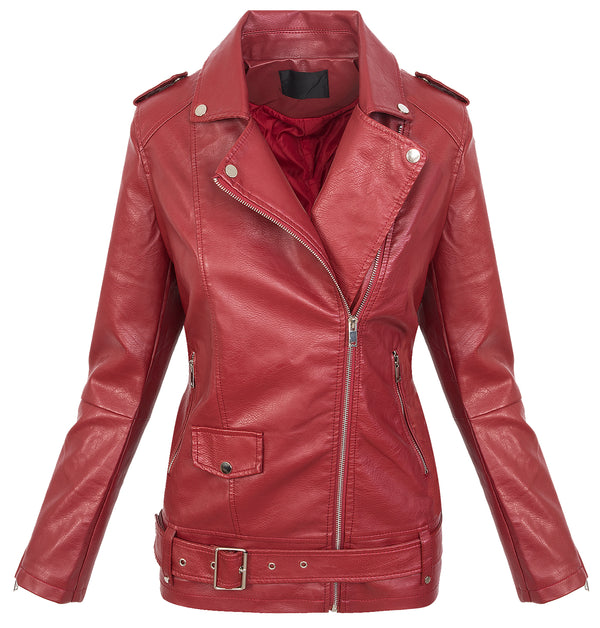 Damen Kunstlederjacke mit Gürtel D-363_78596.jpg