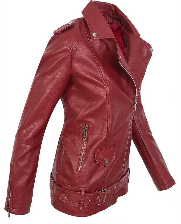 Damen Kunstlederjacke mit Gürtel D-363_78597.jpg