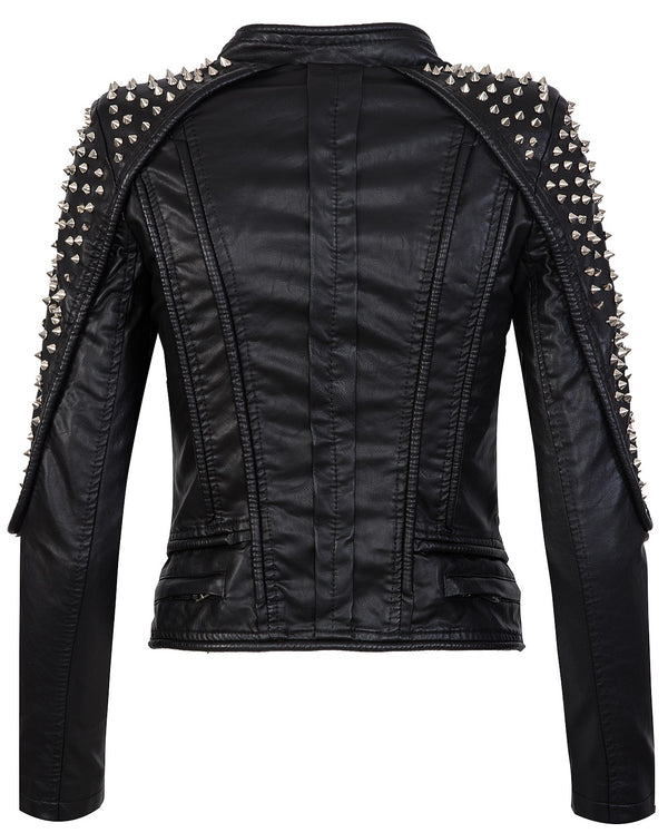 Damen Kunstlederjacke mit Nieten D-274_78136.jpg