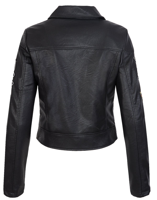 Damen Kunstlederjacke mit Patches D-211 _77610.jpg