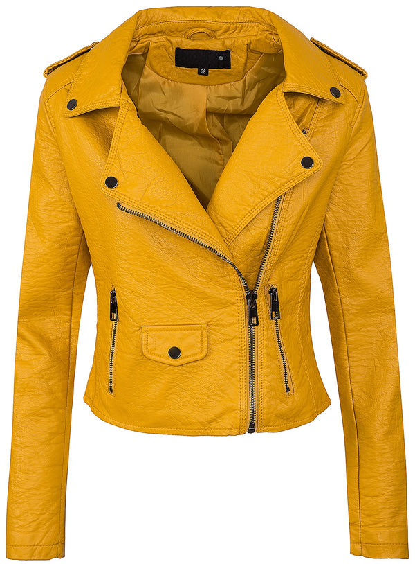 Damen Kunstlederjacke mit Reverskragen D-286_78201.jpg