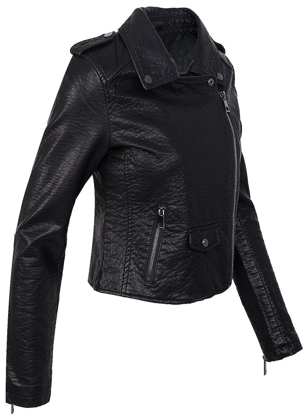 Damen Kunstlederjacke mit Reverskragen D-286_78206.jpg