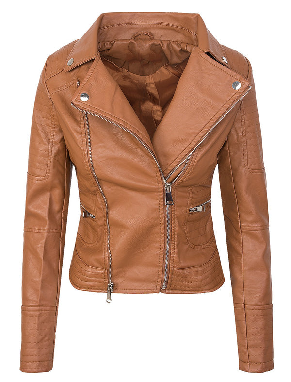 Damen Kunstlederjacke mit Reverskragen D-287 _78210.jpg