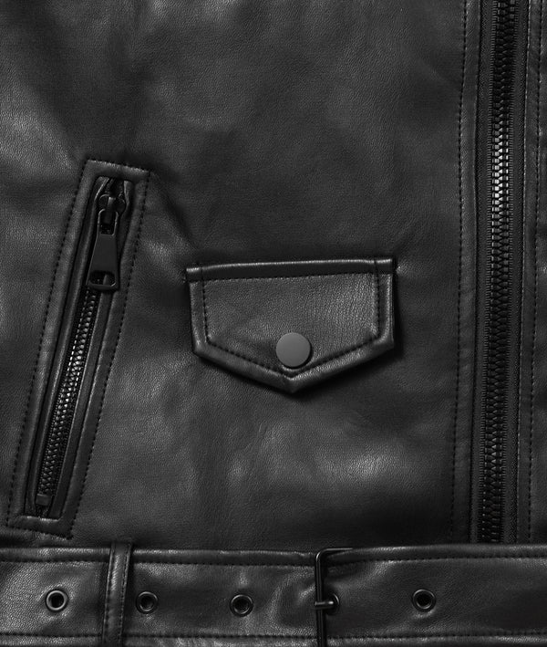 Damen Kunstlederjacke mit Reverskragen D-438_75747.jpg