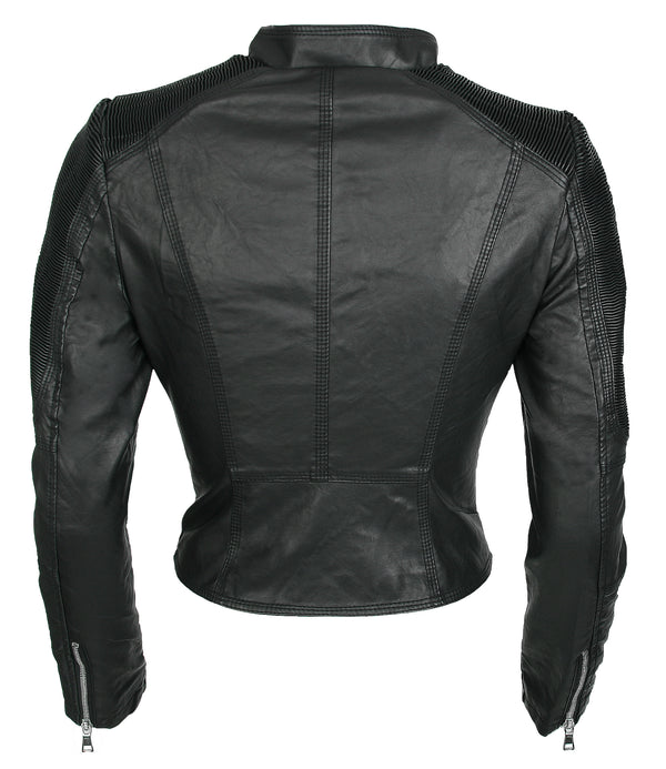 Damen Kunstlederjacke mit Stehkragen V-513_76917.jpg
