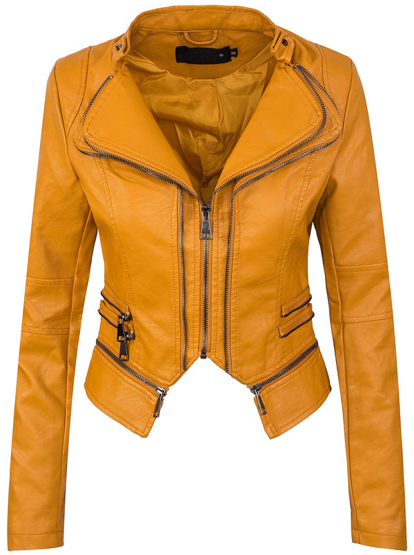 Damen Kunstlederjacke mit Wasserfallkragen D-212_77615.jpg