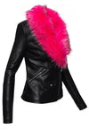 Damen Kunstlederjacke mit XXL Kunstfellkragen D-221_77834.jpg