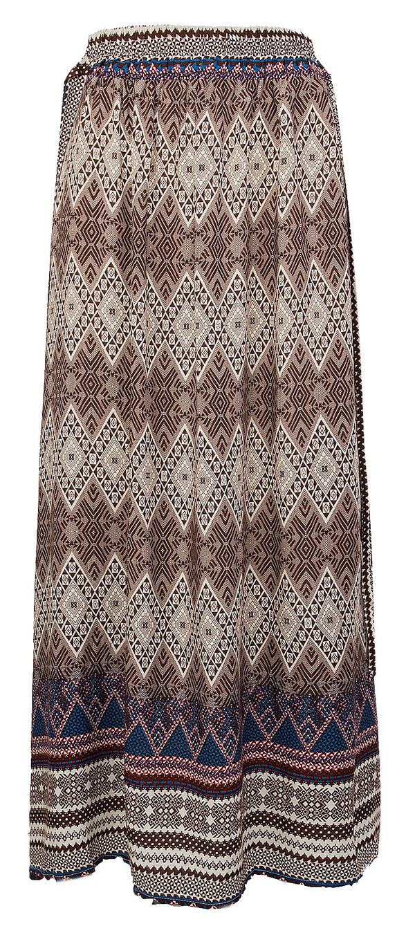 Damen Maxirock leichter langer Sommerrock Damenrock D-328_51150.jpg