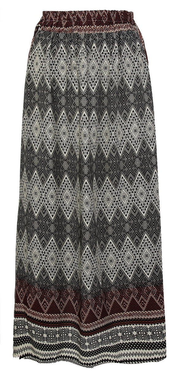 Damen Maxirock leichter langer Sommerrock Damenrock D-328_51152.jpg