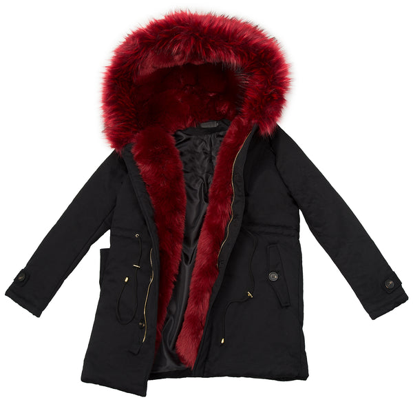 Damen Parka Winter Jacke mit XXL-Kunstfellkragen D-123_77344.jpg