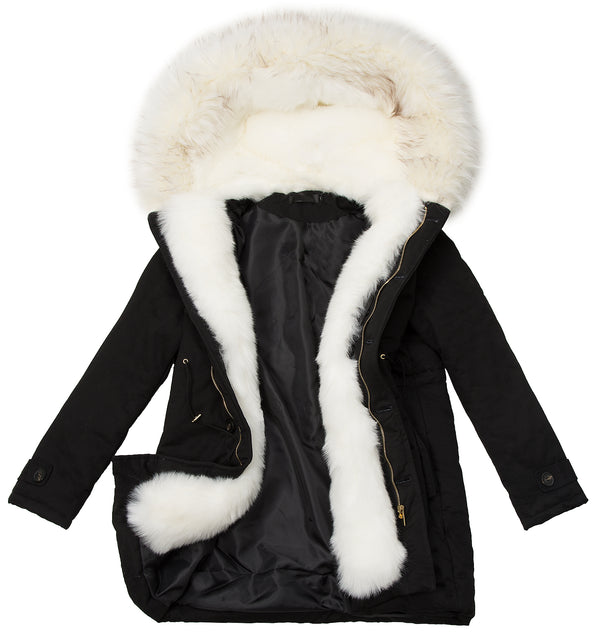 Damen Parka Winter Jacke mit XXL-Kunstfellkragen D-123_77352.jpg