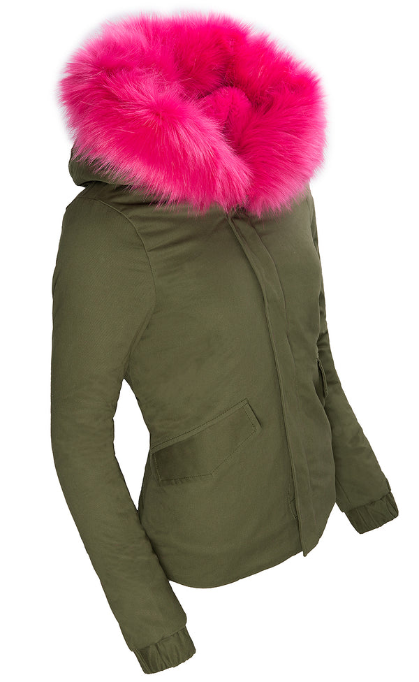 Damen Parka Winterjacke mit Teddy-Futter D-127_77365.jpg