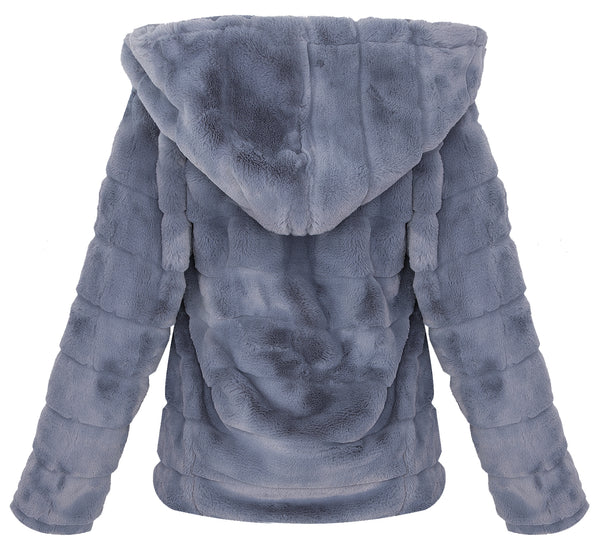 Damen Teddyfell Jacke Fleecejacke mit Kapuze D-384_78665.jpg