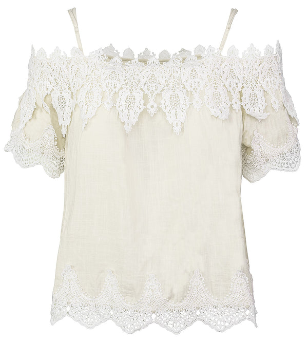 Damen Tunika Rundkragen Spitze Top D-319_80475.jpg