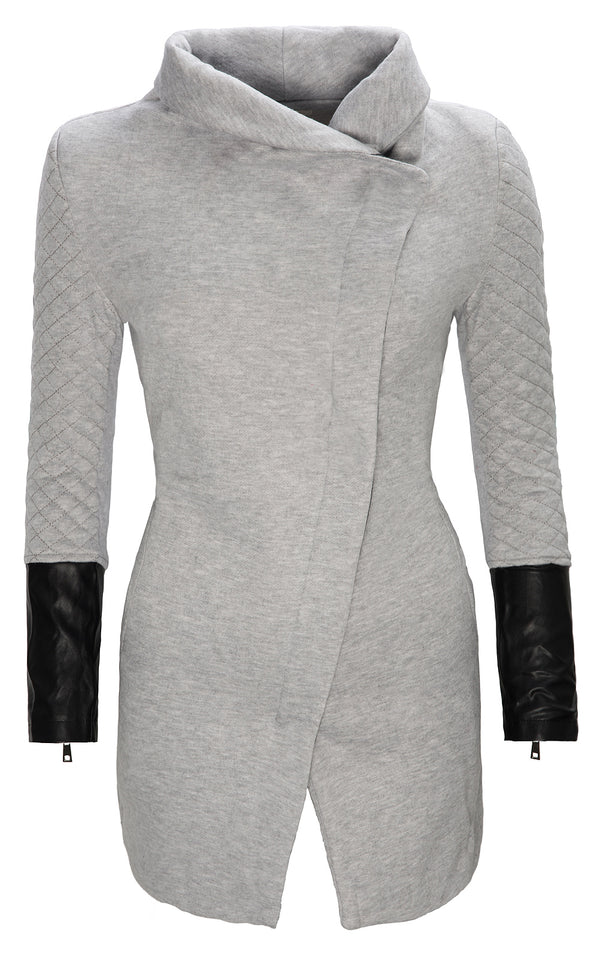 Damen Übergangsjacke Mantel mit Stehkragen D-125_77353.jpg