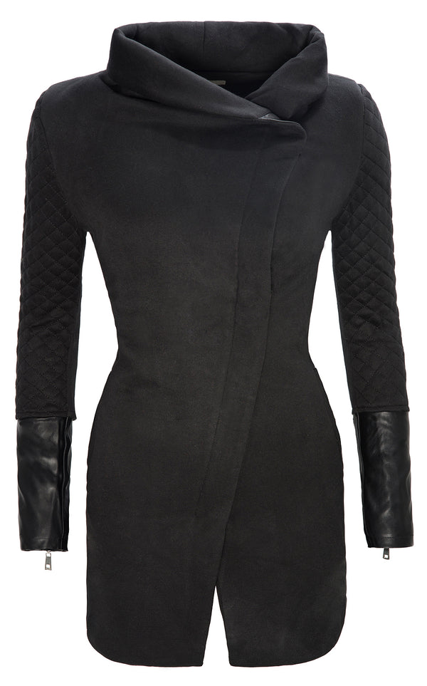 Damen Übergangsjacke Mantel mit Stehkragen D-125_77357.jpg