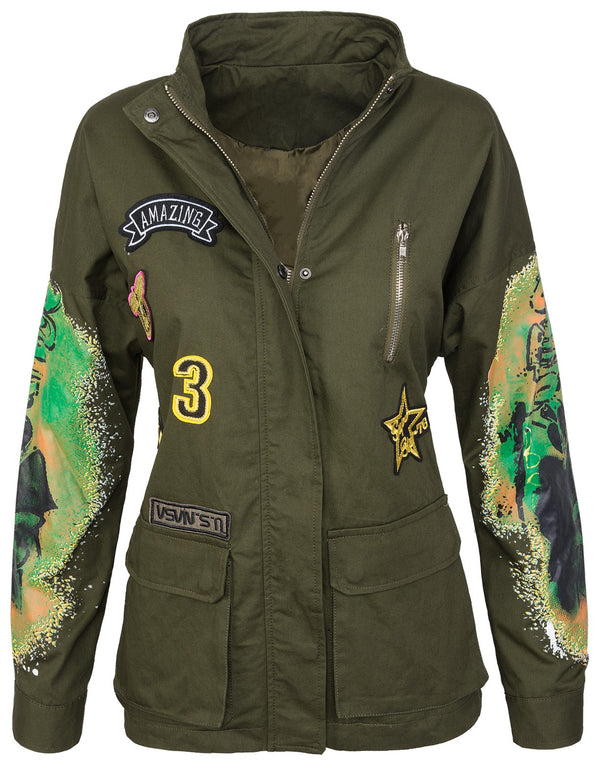 Damen Übergangsjacke mit Print D-291_33637.jpg