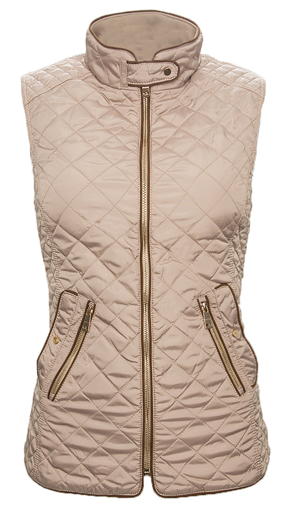 Damen Weste Steppweste Ärmellos Stehkragen D-72 _78897.jpg