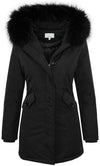 Damen Winter Jacke Parka Gefüttert Echtpelz D-218 _77644.jpg