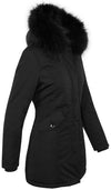 Damen Winter Jacke Parka Gefüttert Echtpelz D-218 _77645.jpg