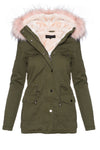 Damen Winter Jacke Parka Kapuze mit Kunstfellkragen D-242_78015.jpg
