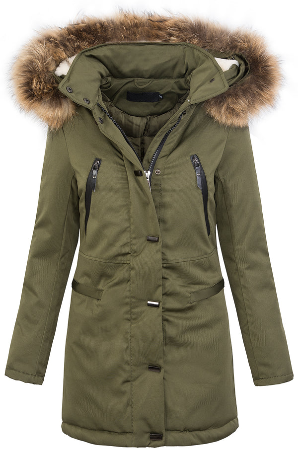 Damen Winter Jacke Parka Outdoorjacke mit Kapuze D-213_77623.jpg