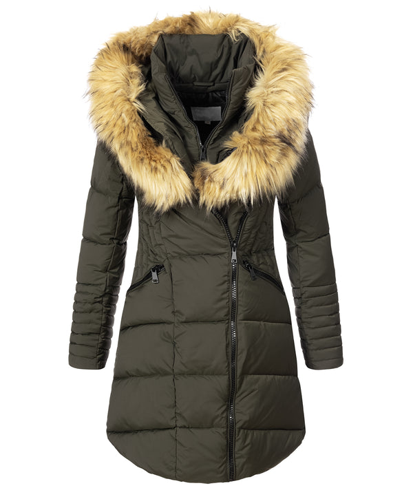 Damen Winter Jacke Steppmantel mit Kunstfellkragen D-434_74963.jpg