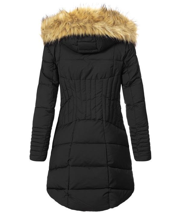 Damen Winter Jacke Steppmantel mit Kunstfellkragen D-434_74971.jpg